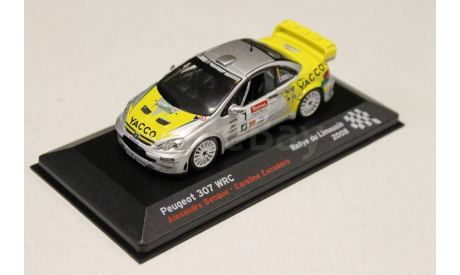 PEUGEOT 307 WRC BENQUE A. ESCUDERO C. #1 RALLYE du LIMOUSIN 2008 1:43 ALTAYA, масштабная модель