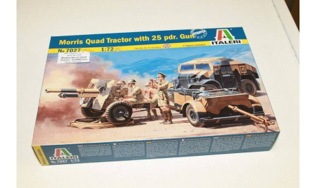 7027ИТ Morris Quad Tractor / 25 PDR.Gun 1:72 Italeri, сборные модели бронетехники, танков, бтт, 1:35, 1/35