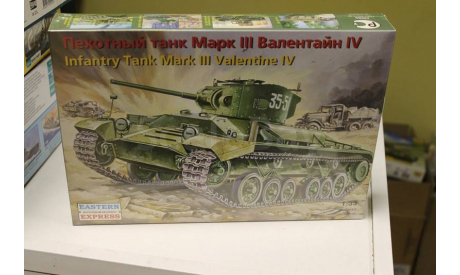 35148 Пехотный танк Марк IV Валентайн III 1:35 Восточный Экспресс, сборные модели бронетехники, танков, бтт, 1/35