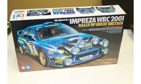 24250 SUBARU IMPREZA WRC 2001 Rally of Great Brit. 1:24 Tamiya, сборная модель автомобиля, 1/24