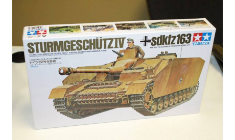 35087 STURMGESCHUTZ IV SdKfz163 1ф. 1:35  Tamiya, сборные модели бронетехники, танков, бтт, 1/35
