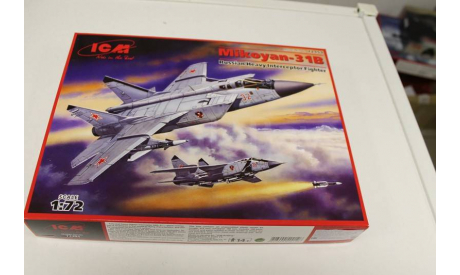 72151  МиГ-31 ’Foxhound’ 1:72 ICM, сборные модели авиации