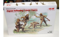 35568 Фигуры Японская пехота (1942-1945 г.) 1:35 ICM  Возможен обмен, миниатюры, фигуры, scale0