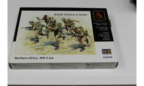 Обмен. 3580 Британская пехота в бою,Северная Африка,2 МВ 1:35 MasterBox, миниатюры, фигуры, 1/35
