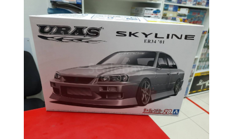 06134 Nissan Skyline 25GT-T ER34 Uras 1:43 Aoshima Возможен обмен, масштабная модель, Toyota, scale24