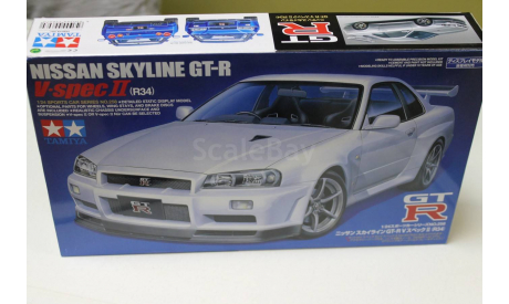 24258  Nissan Skyline GT-R V spec II 1:24 Tamiya, сборная модель автомобиля, 1/24