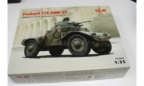 35373 Panhard 178 AMD-35, Французский бронеавтомобиль 2 МВ 1:35 ICM возможен обмен, сборные модели бронетехники, танков, бтт, 1/35