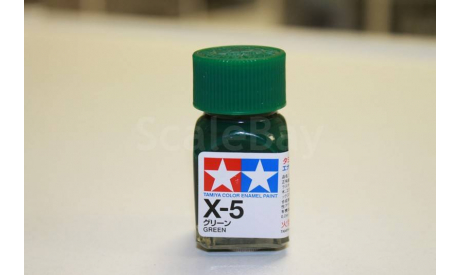X-5 Green (Зеленая) краска эмалевая 10 мл. Tamiya, фототравление, декали, краски, материалы, scale0