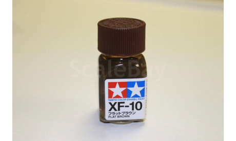 XF-10 Flat Brown (Коричневая матовая) эмаль10мл Tamiya, фототравление, декали, краски, материалы