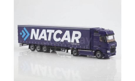 КАМАЗ-54901 с полуприцепом НЕФАЗ-93341 NATCAR .SSM., масштабная модель, ПАО КАМАЗ, scale43