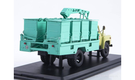Мусоровоз М-30 (53) бирюзовый. SSM., масштабная модель, ГАЗ, Start Scale Models (SSM), scale43
