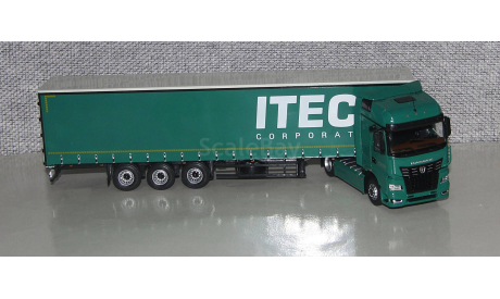 КАМАЗ-54901 с полуприцепом НЕФАЗ-93341 Iteco. ПАО Камаз., масштабная модель, scale43