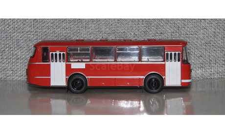 ЛАЗ-695Н скарлет. С эмблемой. Demprice. С рубля!!!, масштабная модель, Classicbus, scale43
