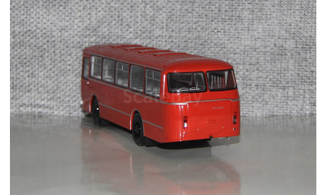 ЛАЗ-695Н скарлет. С эмблемой. Demprice. С рубля!!!, масштабная модель, Classicbus, scale43