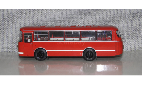 ЛАЗ-695Н скарлет. С эмблемой. Demprice. С рубля!!!, масштабная модель, Classicbus, scale43