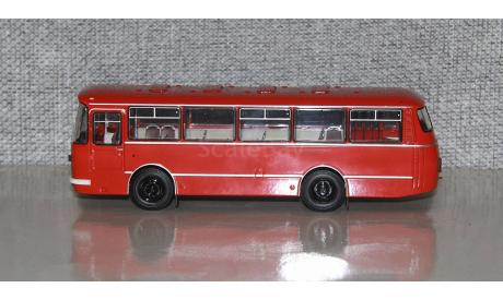ЛАЗ-695Н скарлет. С эмблемой. Demprice. С рубля!!!, масштабная модель, Classicbus, scale43