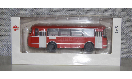 ЛАЗ-695Н скарлет. С эмблемой. Demprice. С рубля!!!, масштабная модель, Classicbus, scale43