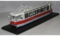 Трамвай ЛМ-68 красно-белый. SSM., масштабная модель, Start Scale Models (SSM), scale43