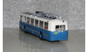 Троллейбус Зиу-5 синий (мороз). DEMPRICE., масштабная модель, Classicbus, scale43