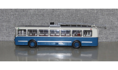 Троллейбус Зиу-5 синий (мороз). DEMPRICE., масштабная модель, Classicbus, scale43
