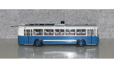 Троллейбус Зиу-5 синий (мороз). DEMPRICE., масштабная модель, Classicbus, scale43