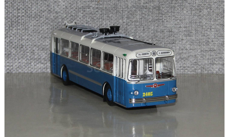 Троллейбус Зиу-5 синий (мороз). DEMPRICE. Уценка!!!, масштабная модель, Classicbus, scale43