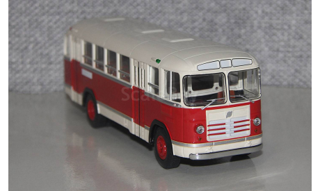 Лиаз-158Б красный. ClassicBus. С рубля!!!, масштабная модель, scale43