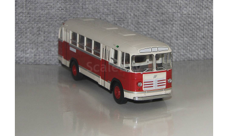 Лиаз-158Б красный. ClassicBus. С рубля!!!, масштабная модель, scale43
