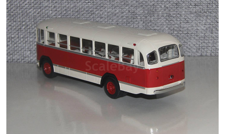 Лиаз-158Б красный. ClassicBus. С рубля!!!, масштабная модель, scale43