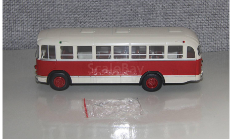 Лиаз-158Б красный. ClassicBus. С рубля!!!, масштабная модель, scale43