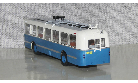 Троллейбус Зиу-5 синий (мороз). DEMPRICE.Уценка!!!, масштабная модель, Classicbus, scale43