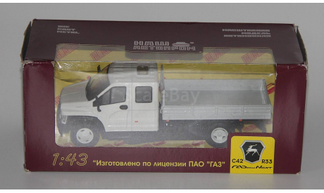 ГА3он Некст С42R33 белый.НАП., масштабная модель, Наш Автопром, scale43, ГАЗ