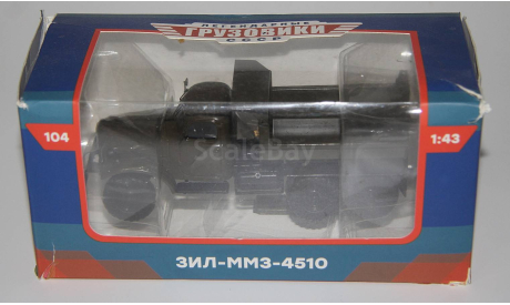 Легендарные грузовики СССР №104. ЗИЛ-ММЗ-4510. Уценка!!!, масштабная модель, Наши грузовики, scale43