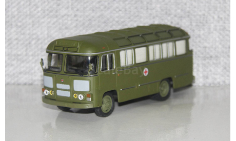 ПАЗ-672М санитарный. СОВА., масштабная модель, Советский Автобус, scale43