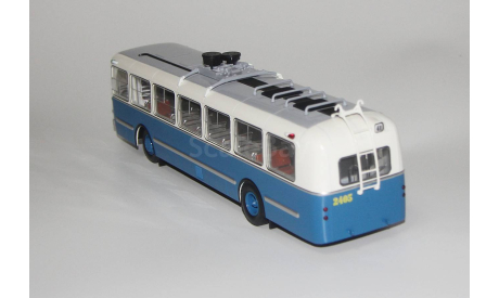 Троллейбус Зиу-5 синий (мороз). DEMPRICE.Уценка!!!, масштабная модель, Classicbus, scale43