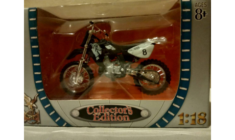 Yamaha WR250Z Yatming 1/18, масштабная модель мотоцикла, Yat Ming, 1:18