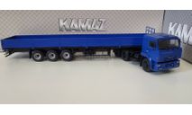 Камаз + Нефаз, сборная модель автомобиля, Автоистория (АИСТ), 1:43, 1/43