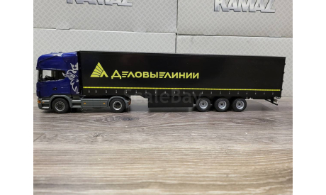 Полуприцеп 93341 нефаз, сборная модель автомобиля, КамАЗ, AVD Models, 1:43, 1/43