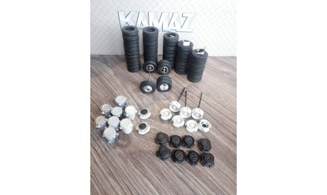 Колеса Маз Камаз, сборная модель автомобиля, Автоистория (АИСТ), scale43