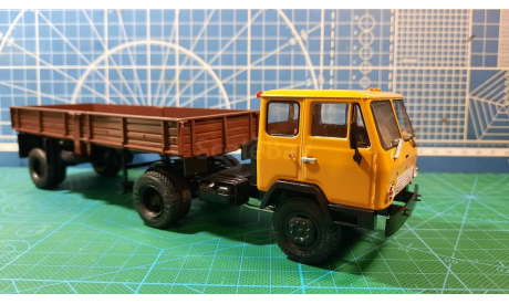 КАЗ-608В с полуприцепом ОДАЗ-885 (1:43) АИСТ, масштабная модель, Автоистория (АИСТ), scale43