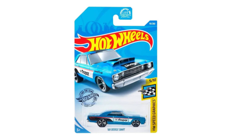 ’68 DODGE DART / Hot Wheels 1:64, масштабная модель, Chevrolet, 1/64