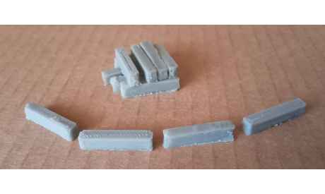 бордюрный камень СССР 1/43, элементы для диорам
