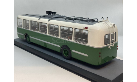 Троллейбус ЗИУ-5 бело-зеленый (classicbus) 1/43 !С 1 РУБЛЯ!, масштабная модель