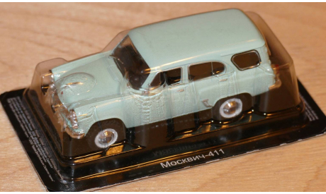 Москвич-411, масштабная модель, Автолегенды СССР журнал от DeAgostini, 1:43, 1/43