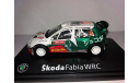 SKODA  FABIA WRC   №12 Hirvonen, масштабная модель, 1:43, 1/43, Abrex, Škoda