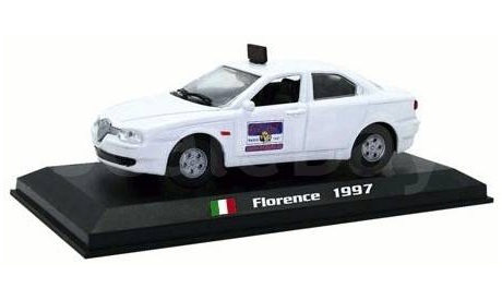 ALFA ROMEO 156, FLORENCE - 1997   серия ТАКСИ МИРА   АМЕРКОМ, журнальная серия масштабных моделей, 1:43, 1/43