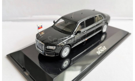 AURUS SENAT Limousine (2018), BLACK, DipModels 412312, масштабная модель, DiP Models, scale43, Аурус