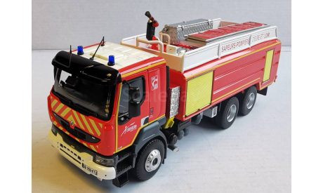 RENAULT - KERAX 380 CABINE PROFONDE TANKER TRUCK CCGC GALLIN SDIS 28 SAPEURS POMPIERS D’EURE ET LOIR 2013. ELIGOR., масштабная модель, scale43