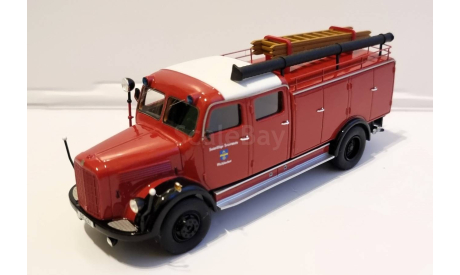 MERCEDES BENZ - LOK 315 TRUCK TLF FIRE DEPARTMENT MUHLACKER 1965. NEO., масштабная модель, Neo Scale Models, scale43, Mercedes-Benz