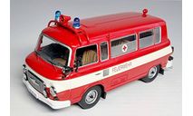 Barkas B1000 Feuerwehr Пожарный 1970 IST 1:43, масштабная модель, IST Models, 1/43